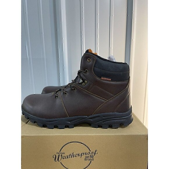 Weatherproof Vintage BROWN Men's Outdoor Hiker Boots, Jeremiah various sizes - Picture 3 of 5
